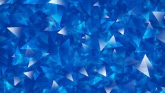 abstract blue triangle