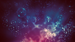abstract bubbles gradient digital art