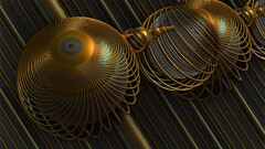 abstract cgi digital art Sphere lines render 3d 3D Abstract
