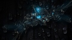 abstract colorful 3d glowing digital art artwork