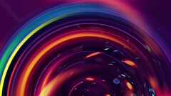 abstract colorful digital art purple