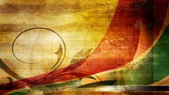 abstract colorful grunge shapes