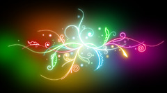 abstract colorful shapes digital art