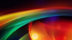 abstract colorful shapes digital art red perfecthue