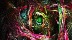 abstract colorful shapes lines digital art