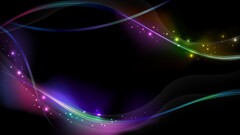 abstract colorful shapes waveforms