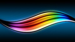 abstract colorful waveforms