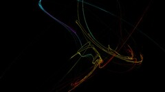 abstract dark colorful digital art Minimalism shapes