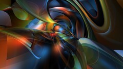 abstract digital art colorful render shapes