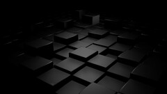 abstract digital art Cube dark render 3d cgi 3D Blocks