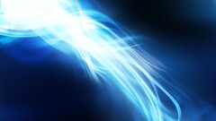 abstract digital art cyan