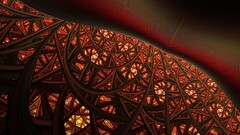 abstract digital art red