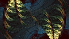 abstract digital art shapes artwork