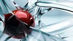 abstract digital art Sphere shapes render cgi 3D Abstract