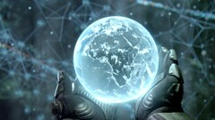 abstract Earth hands Space prometheus Movies