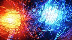 abstract fire ice digital art Digital Glowing cgi shapes swirls