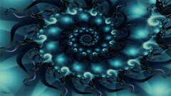 abstract fractal spiral
