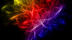 abstract Fractalius colorful