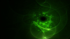 abstract Green shapes digital art