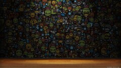 abstract humor digital art wall