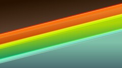 abstract lines colorful digital art brown orange Green