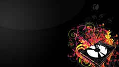 abstract Minimalism Music digital art Simple Background