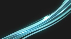 abstract Minimalism Simple Background shapes waveforms cyan