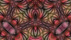 abstract shapes digital art render