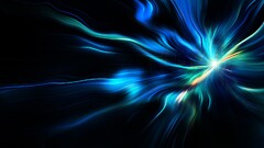 abstract Simple Background lights shapes digital art blue