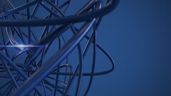 abstract Simple Background shapes blue background render