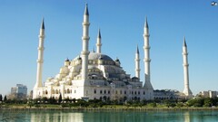 Adana building mosque Turkey Islamic architecture