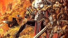 Adepta Sororitas fantasy girl warrior fantasy art