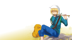 adventure time finn the human jake the dog anime girls Anime