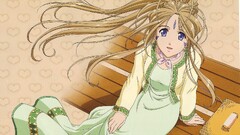 ah my goddess belldandy anime girls bench Anime