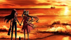 Air (anime) anime girls Sea Anime Women