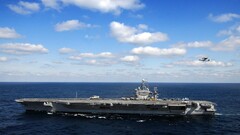 aircraft carrier military ship