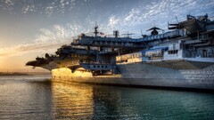 aircraft carrier warship hdr military ship vehicle