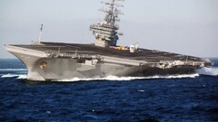 aircraft carrier warship military vehicle ship