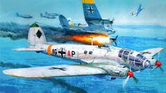 Aircraft military aircraft Heinkel He 111