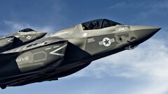 airplane jet-fighter Lockheed Martin F-35 Lightning II military