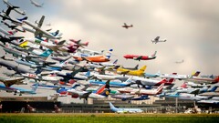 airplane Photo manipulation digital art photography collections