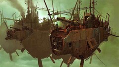 Airships fantasy art