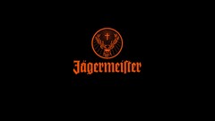alcohol Jägermeister logo Simple Background black background