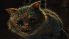 Alice in Wonderland cats smiling flying cheshire cat