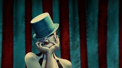 american horror story TV red lipstick hat TV series