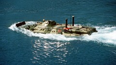 amphibious apc Russian military vehicle