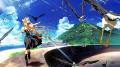 Anime anime girls Air (anime) Birds