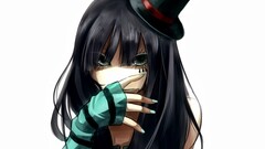 Anime anime girls akiyama mio k - on long hair dark hair hat