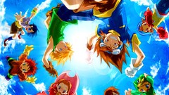 Anime anime girls anime boys colorful