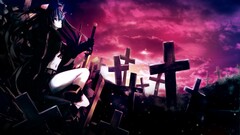 Anime anime girls black rock shooter